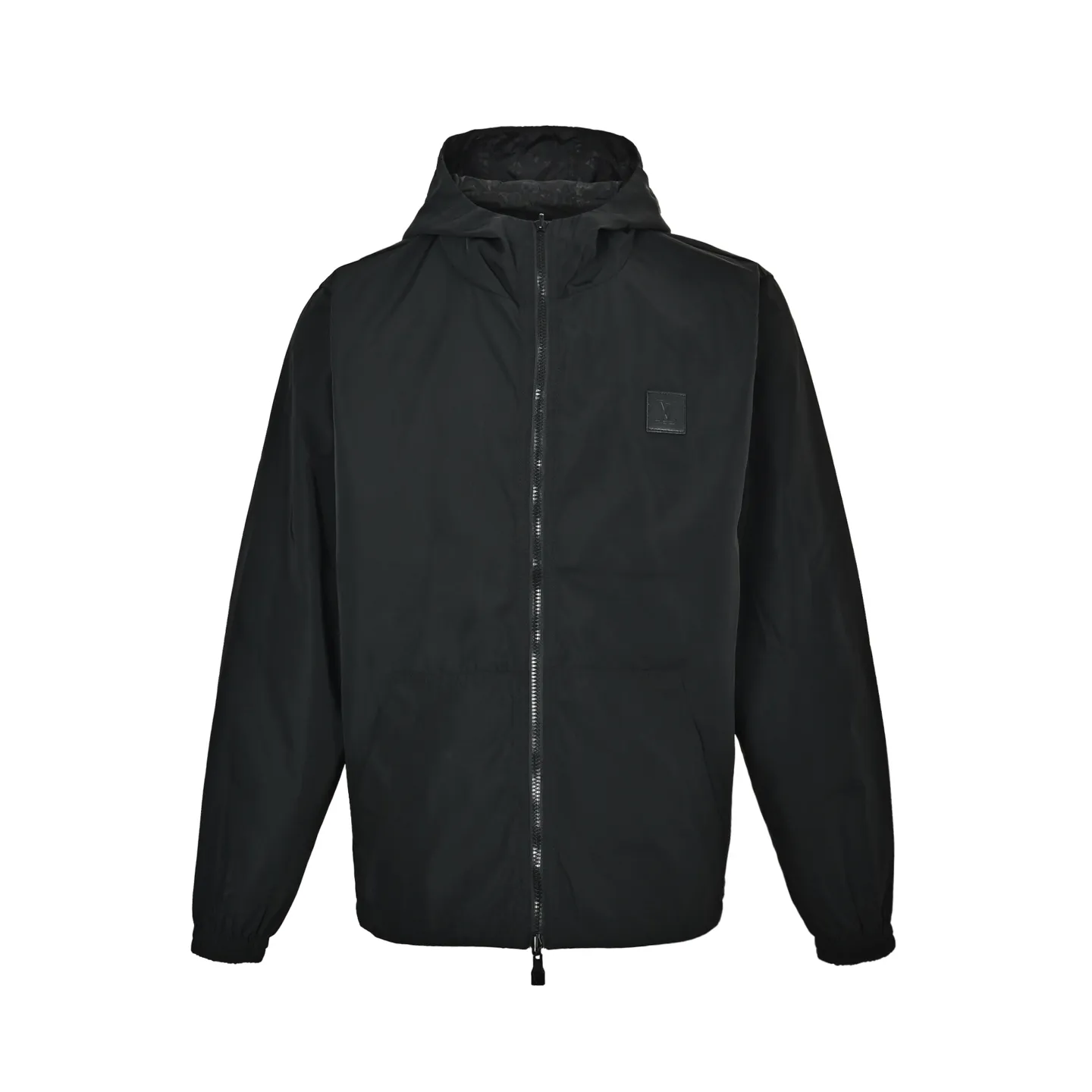 Louis Vuitton/Louis Vuitton leather stamp logo dark pattern jacquard double-sided jacket